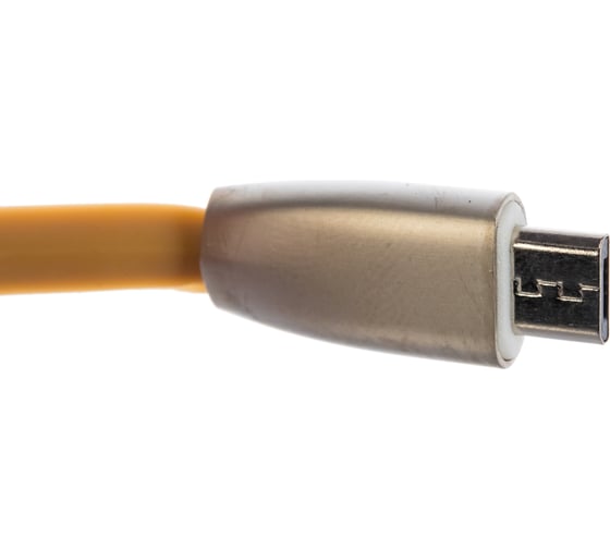 Кабель USB 2.0 Cablexpert, AM/microB, серия Gold, длина 1м, блистер, золотой CC-G-mUSB01Gd-1M