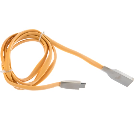 Кабель USB 2.0 Cablexpert, AM/microB, серия Gold, длина 1м, блистер, золотой CC-G-mUSB01Gd-1M