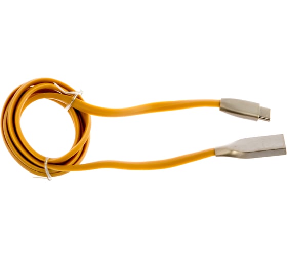 Кабель USB 2.0 Cablexpert, AM/Type-C, серия Gold, длина 1м, блистер, золотой CC-G-USBC01Gd-1M