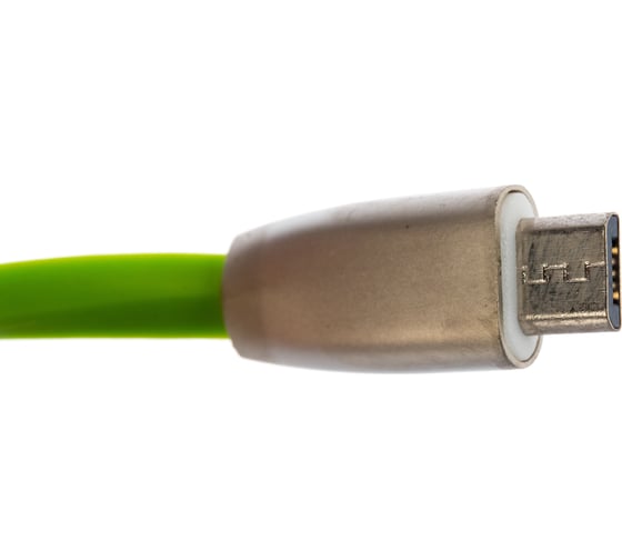 Кабель USB 2.0 Cablexpert, AM/microB, серия Gold, длина 1м, блистер, зеленый CC-G-mUSB01Gn-1M