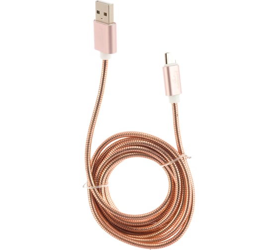 Кабель Cablexpert, USB 2.0 AM/Type-C, серия Gold, длина 1.8 м, золото, блистер, CC-G-USBC02Cu-1.8M