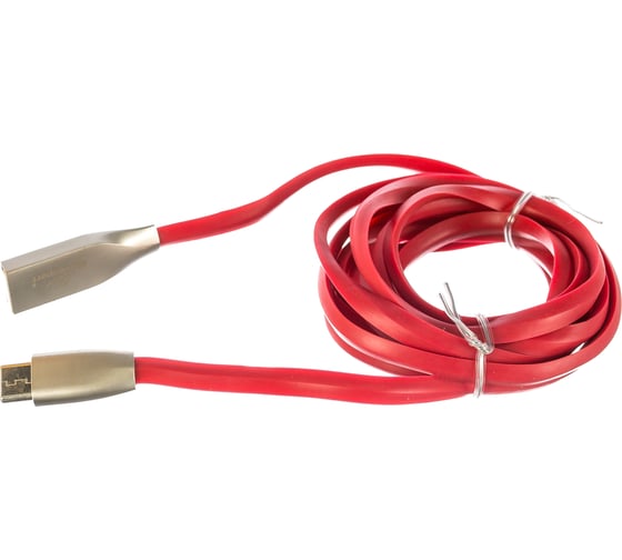 Кабель Cablexpert USB 2.0 AM/Type-C, серия Gold, длина 1.8 м, красный, блистер, CC-G-USBC01R-1.8M