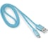 Кабель USB 2.0 Cablexpert, AM/microB, серия Silver, длина 1м, блистер, синий CC-S-mUSB01Bl-1M 1