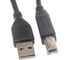 Кабель Cablexpert USB 2.0 Pro, AM/BM, 4.5 м, экранированный, 2 ферритовых кольца, черный, пакет CCF2-USB2-AMBM-15 4