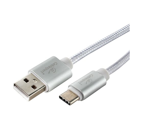 Кабель Cablexpert USB 2.0 AM/TypeC, серия Ultra, длина 3 м, серебристый, блистер, CC-U-USBC02S-3M