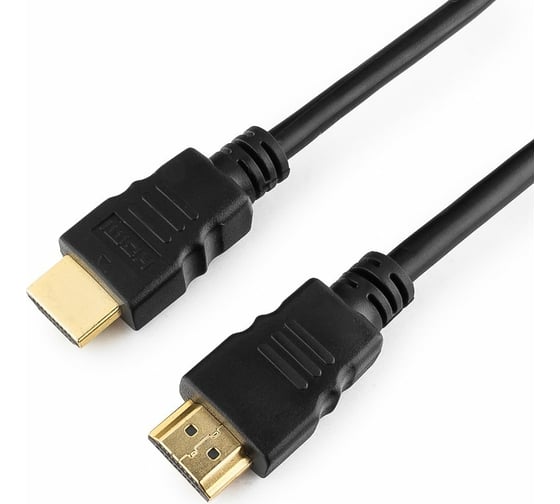 Кабель HDMI Cablexpert, 0.5м, v2.0, 19M/19M, медь, позолоченные разъемы, экранировка, пакет, черный CC-HDMI4-0.5M