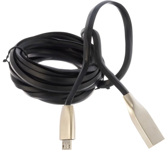 Кабель USB Cablexpert USB 2.0 AM/microB, серия Gold, длина 3м, блистер, черный CC-G-mUSB01Bk-3M