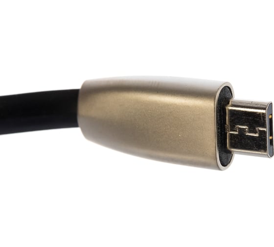 Кабель USB Cablexpert USB 2.0 AM/microB, серия Gold, длина 3м, блистер, черный CC-G-mUSB01Bk-3M