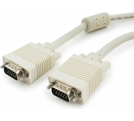 Кабель VGA Premium Cablexpert, 15M/15M, 3.0м, двойная экранировка, ферритовые кольца, пакет CC-PPVGA-10