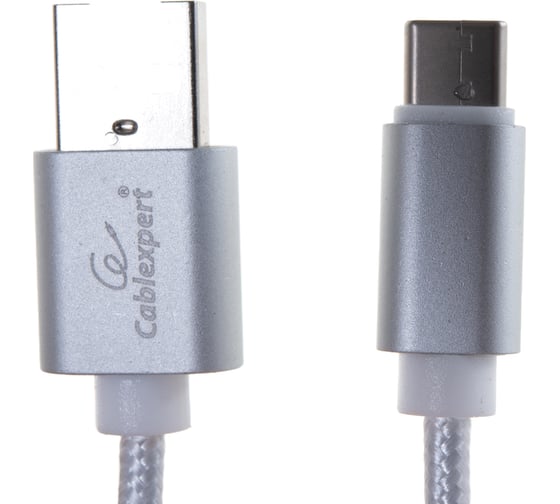 Кабель Cablexpert USB 2.0 AM/TypeC, серия Ultra, длина 3 м, серебристый, блистер CC-U-USBC01S-3M