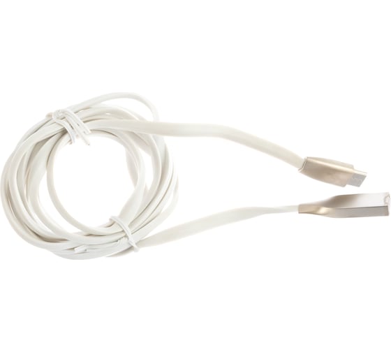 Кабель Cablexpert USB 2.0 AM/Type-C, серия Gold, длина 1.8 м, белый, блистер, CC-G-USBC01W-1.8M