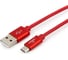 Кабель Cablexpert USB 2.0 AM/microB, серия Silver, длина 3 м, красный, блистер, CC-S-mUSB01R-3M 2