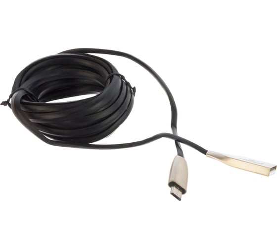 Кабель USB Cablexpert USB 2.0 AM/Type-C, серия Gold, длина 3м, блистер, черный CC-G-USBC01Bk-3M