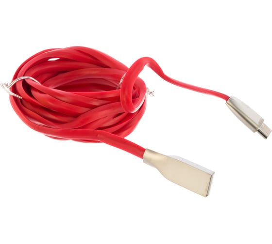 Кабель USB Cablexpert USB 2.0 AM/Type-C, серия Gold, длина 3м, блистер, красный  CC-G-USBC01R-3M