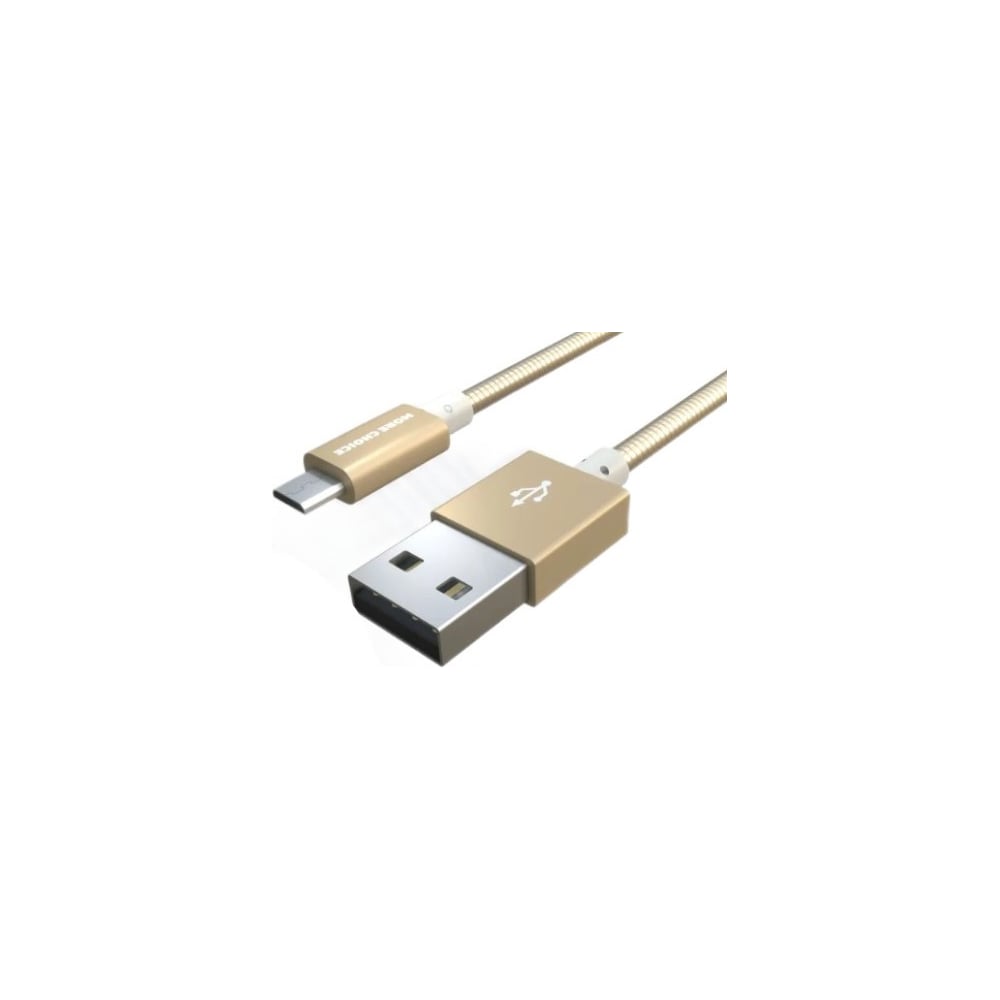 Кабель зарядки для телефона More Choice Micro usb K31m K31m Gold - выгодная  цена, отзывы, характеристики, фото - купить в Москве и РФ