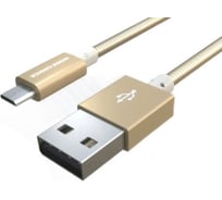 Кабель зарядки для телефона More Choice Micro usb K31m K31m Gold