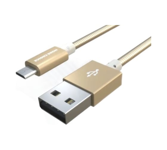 Кабель зарядки для телефона More Choice Micro usb K31m K31m Gold