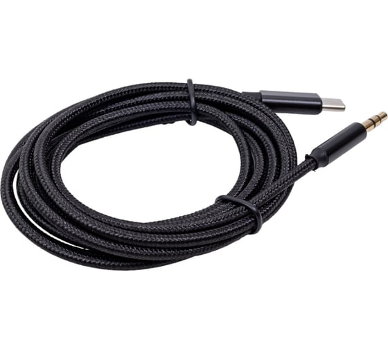 Аудиокабель More Choice UK24a нейлон UK24a 2м Black