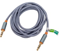 Аудиокабель More Choice UK24 нейлон UK24 2м Grey