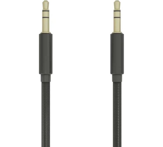 Аудиокабель More Choice UK24 нейлон UK24 1м Black 1