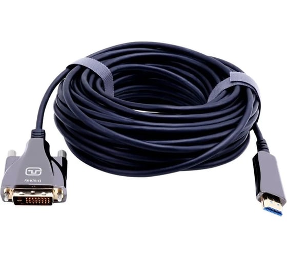 Активный оптический кабель AOpen/Qust HDMI m - DVI m 20m AD3741E-20.0