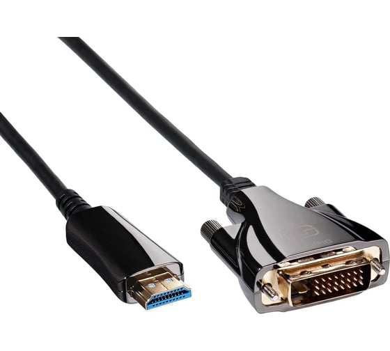 Активный оптический кабель AOpen/Qust HDMI m - DVI m 20m AD3741E-20.0