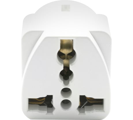 Адаптер сетевой универсальный OXION 220В, 10А, пластик ABS, медные контакты, OX-SKTADP221PBAG