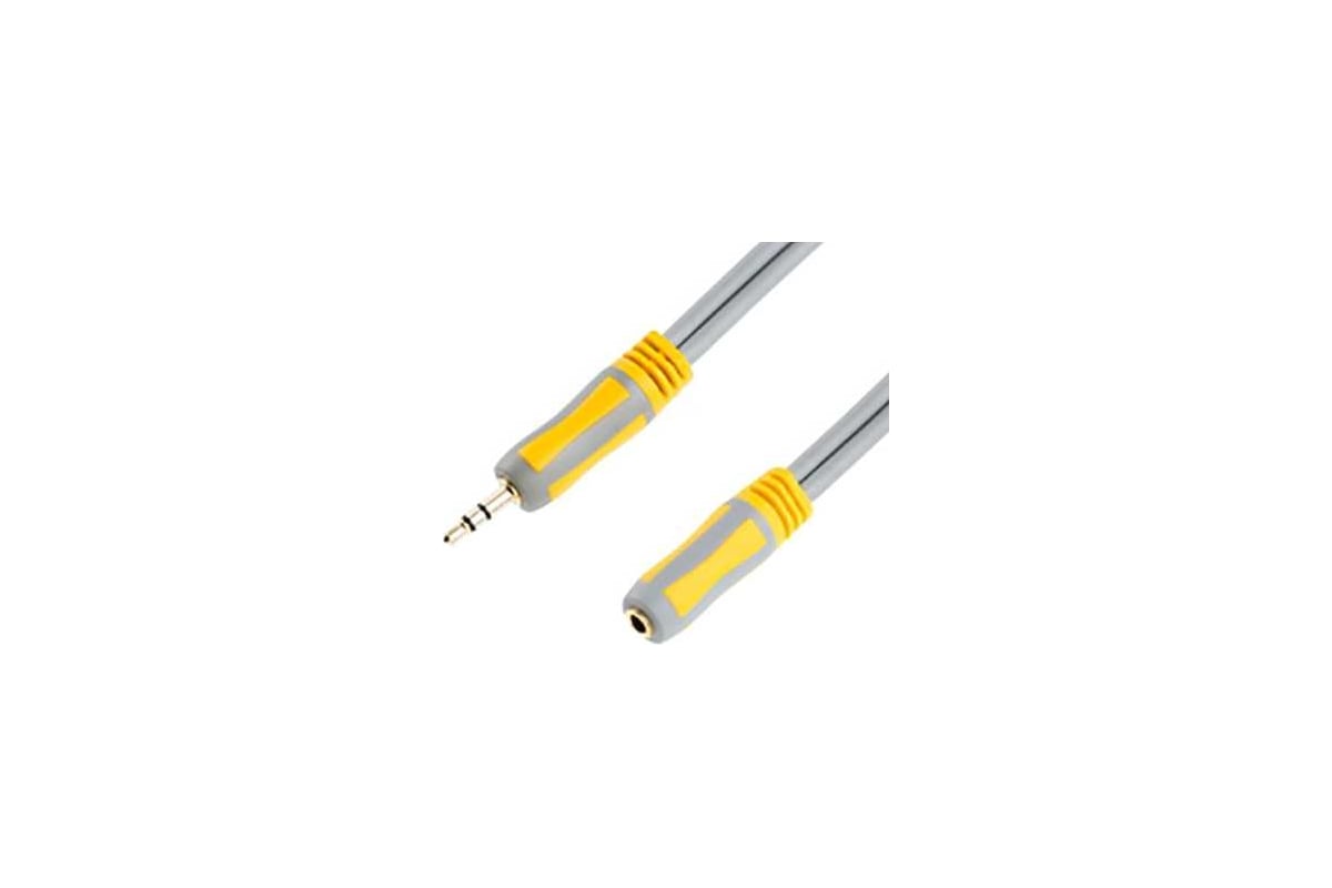 Удлинитель для наушников delink 3.5шт-3.5гн 3,0м "Grey" пластик 4667 ...