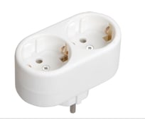 Тройник IEK Т-01/02, 2 круглых места, ИЭК WTP10-16-02