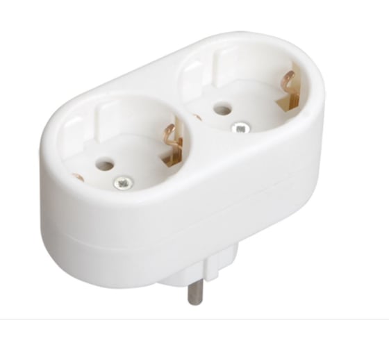 Тройник IEK Т-01/02, 2 круглых места, ИЭК WTP10-16-02 1