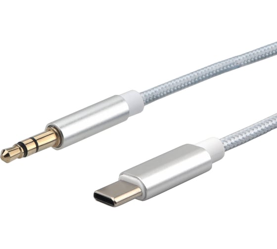 Кабель-переходник Cablexpert USB Type-C/Jack3.5, Mobile, 1м, белый, коробка, CCAB-CM35M-1M-W