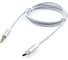 Кабель-переходник Cablexpert USB Type-C/Jack3.5, Mobile, 1м, белый, пакет, CCAB-CM35M-1M-W 1