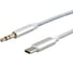 Кабель-переходник Cablexpert USB Type-C/Jack3.5, Mobile, 1м, белый, пакет, CCAB-CM35M-1M-W 2
