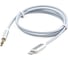 Кабель-переходник Cablexpert USB Lightning/Jack3.5, Mobile, 1м, белый, коробка, CCAB-AP35M-1M-W 1