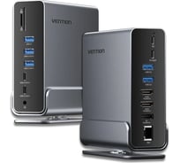 Мультифункциональная док-станция VENTION USB Type C 15 в 1 TPUH0