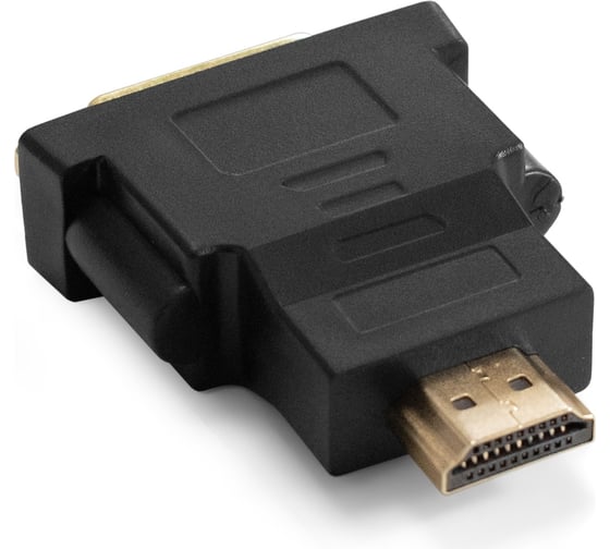 Переходник ExeGate DVI-D-HDMI EX-HDMI-DVI-3 25F 19M, v 1.4b, позолоченные контакты, экран 294729