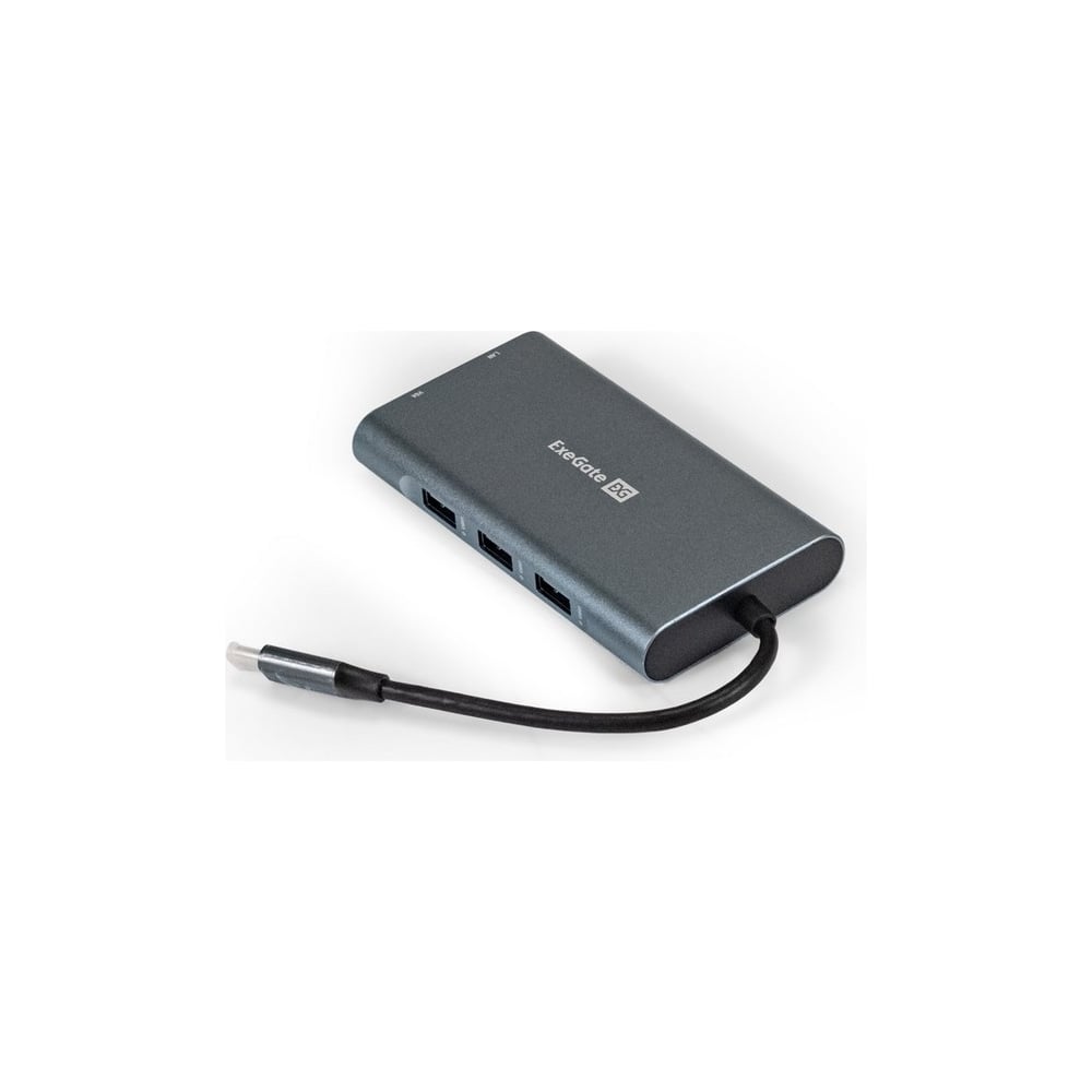 Док-станция ExeGate 12-в-1 DUB-31C MAX кабель-адаптер USB Type-C ...