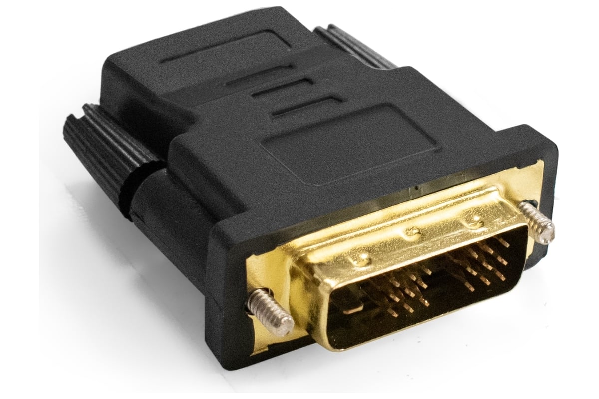 Переходник ExeGate HDMI-DVI EX-A-HDMI-DVI-1 19F 19M, позолоченные контакты  294705