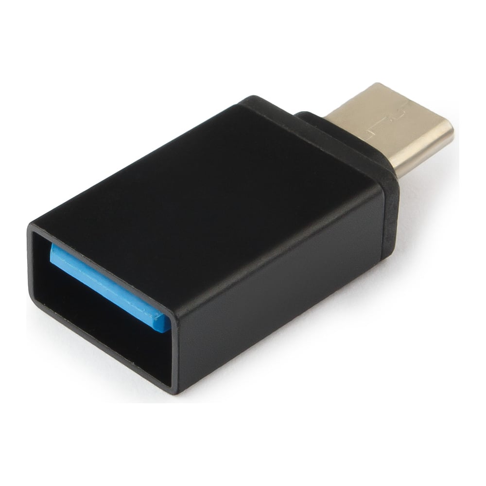 ПереходникГарнизонUSB3.0Type-C(M)/AF,споддержкойOTG,черный,пакет,GCC-A-USB3-CMAF