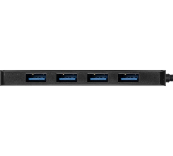 USB-Хаб концентратор ExeGate 4-в-1 DUB-4P 1 кабель-адаптер USB3.0-4xUSB3.0, Plug&Play, черный 293980