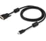 Кабель BURO HDMI (m) DVI-D (m) 5м (HDMI-19M-DVI-D-5M) ферритовые кольца черный 817226 5