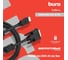 Кабель BURO HDMI (m) DVI-D (m) 5м (HDMI-19M-DVI-D-5M) ферритовые кольца черный 817226 7