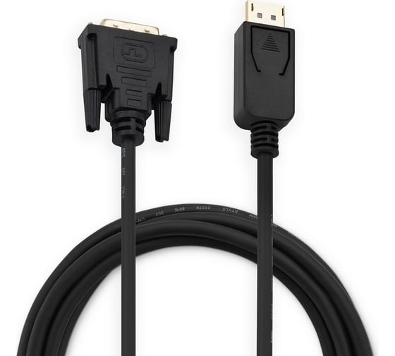 Кабель аудио-видео BURO 1.1v DisplayPort (m)/DVI-D (Dual Link) (m) 3м.позолоченный контакт черный BHP DPP 1147211