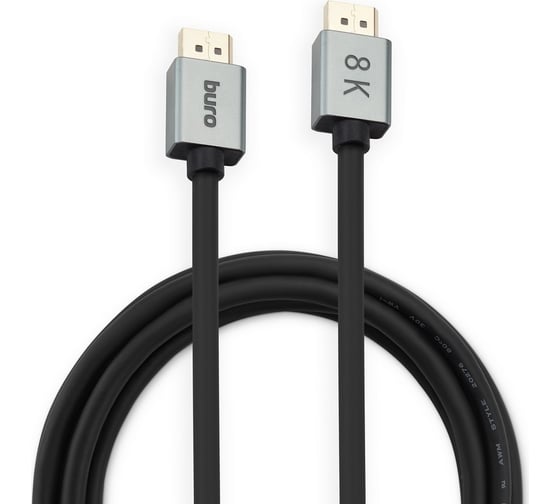 Кабель аудио-видео BURO DisplayPort (m)/DisplayPort (m) 3м. позолоченный контакт черный (BHP-DPP-1.4-3G) 1478860