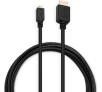 Кабель аудио-видео BURO HDMI 1.4 HDMI (m)/Micro HDMI (m) 1.8м. черный (MICROHDMI-HDMI-1.8) 817227