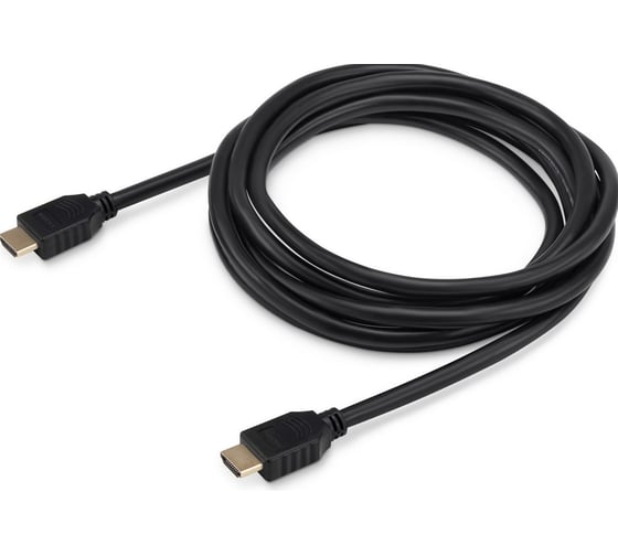 Кабель аудио-видео BURO HDMI 2.0 HDMI (m)/HDMI (m) 3м. позолоченный контакт черный (BHP HDMI 2.0) 409276