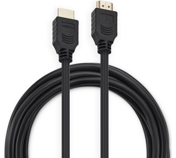 Кабель аудио-видео BURO HDMI 2.0 HDMI (m)/HDMI (m) 3м. позолоченный контакт черный (BHP HDMI 2.0) 409276