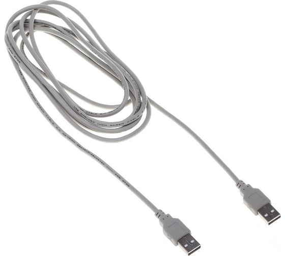 Кабель BURO USB A(m) USB A(m) 3м (BHP RET USB_AM30) серый (блистер) 485543