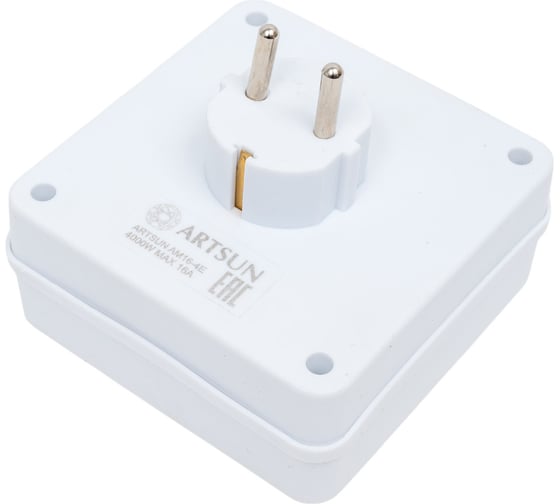 Разветвитель сетевой ARTSUN 250V MAX 16A AM 16-4Е