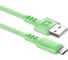 USB-кабель DEFENDER F207 TypeC, green, 1м,2.4А, силикон, пакет 87106GRN 1